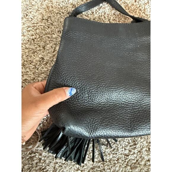 Vince Camuto Taro Tassel Black Leather bag - Picture 10 of 10
